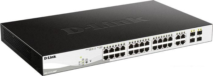 Настраиваемый коммутатор D-Link DGS-1210-28MP/F1A