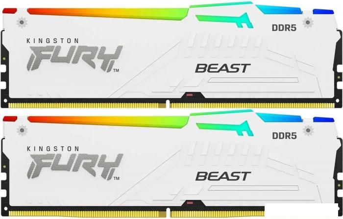 Оперативная память Kingston FURY Beast RGB 2x16ГБ DDR5 6000 МГц KF560C36BWE2AK2-32