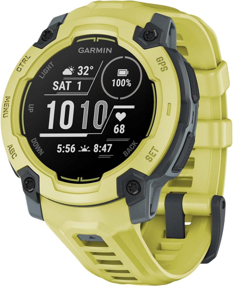 Умные часы Garmin Instinct E 45 мм (электрик лайм)