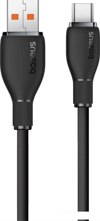 Кабели, адаптеры, разветвители Baseus Pudding Series USB Type-A - USB Type-C (1.2 м, черный)