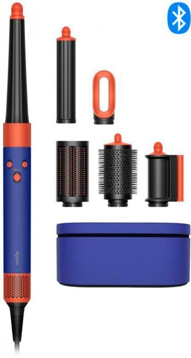 Фен-стайлер Dyson Airwrap Complete Long HS08 i.d. (с переходником на евровилку, синие румяна/топаз)