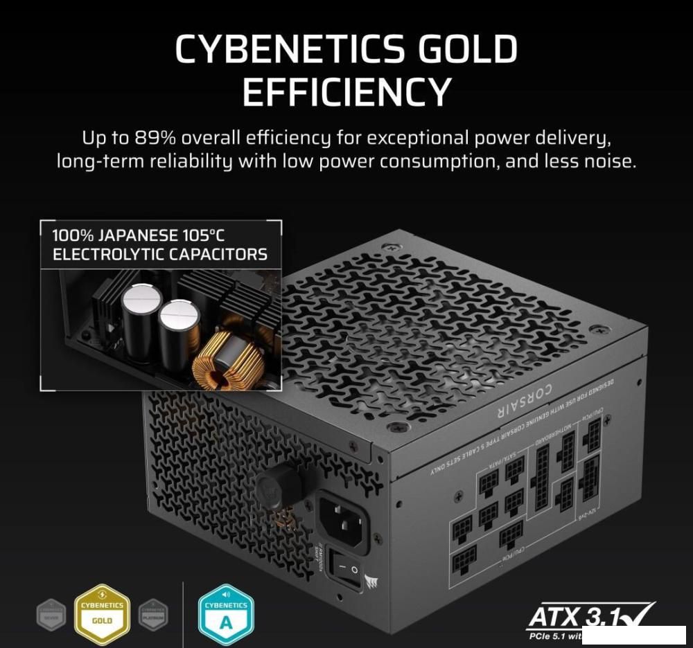 Блок питания Corsair RM1000x Shift CP-9020300-EU