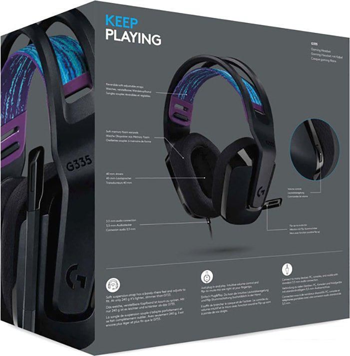 Наушники и гарнитуры Logitech G335 (черный)