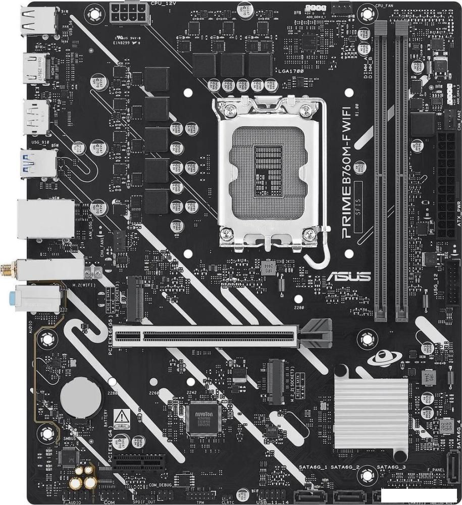Материнская плата ASUS Prime B760M-F WiFi