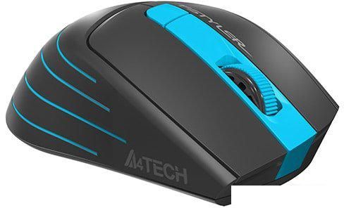 Мышь A4Tech Fstyler FG30S (серый/голубой)