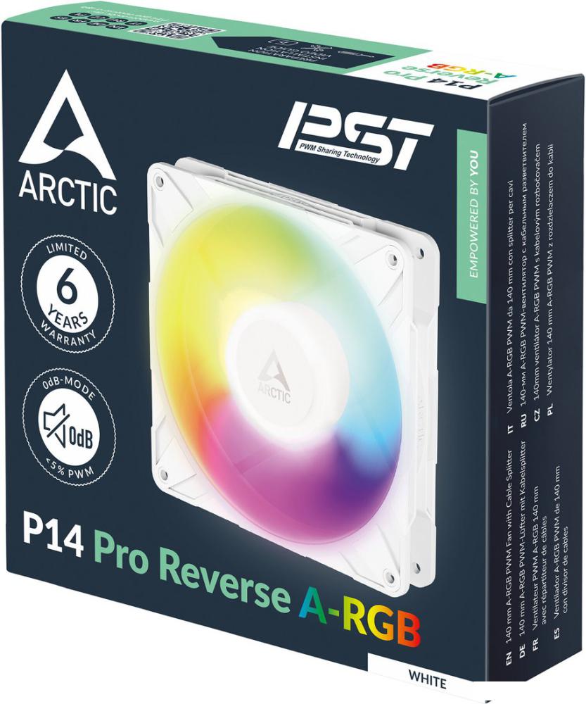 Вентилятор для корпуса Arctic P14 Pro Reverse A-RGB ACFAN00324A