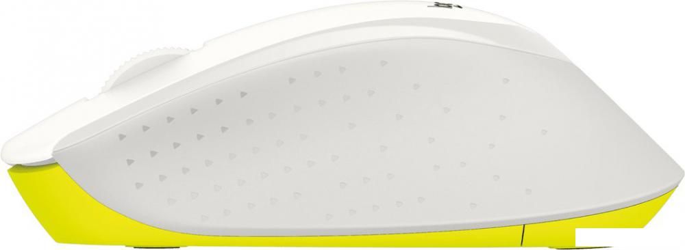Мышь Logitech M330 Silent Plus (белый/желтый)
