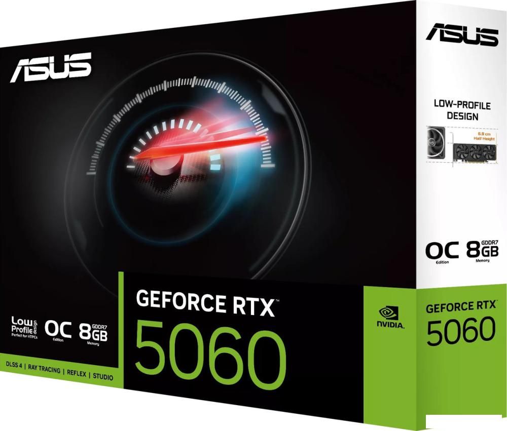 Видеокарта ASUS GeForce RTX 5060 LP BRK 8GB GDDR7 OC Edition RTX5060-O8G-LP-BRK