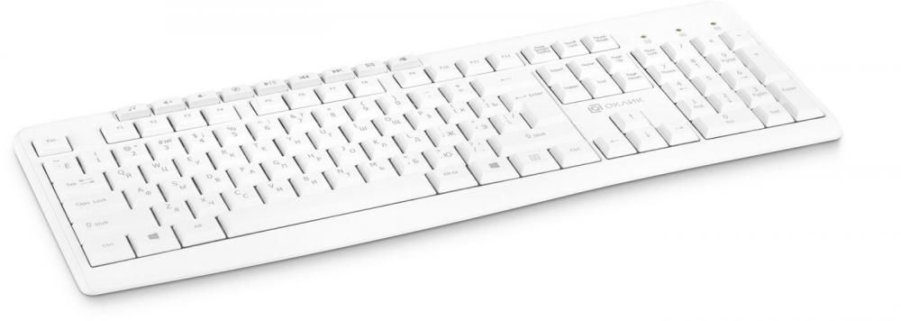Клавиатура Oklick K225W (белый)