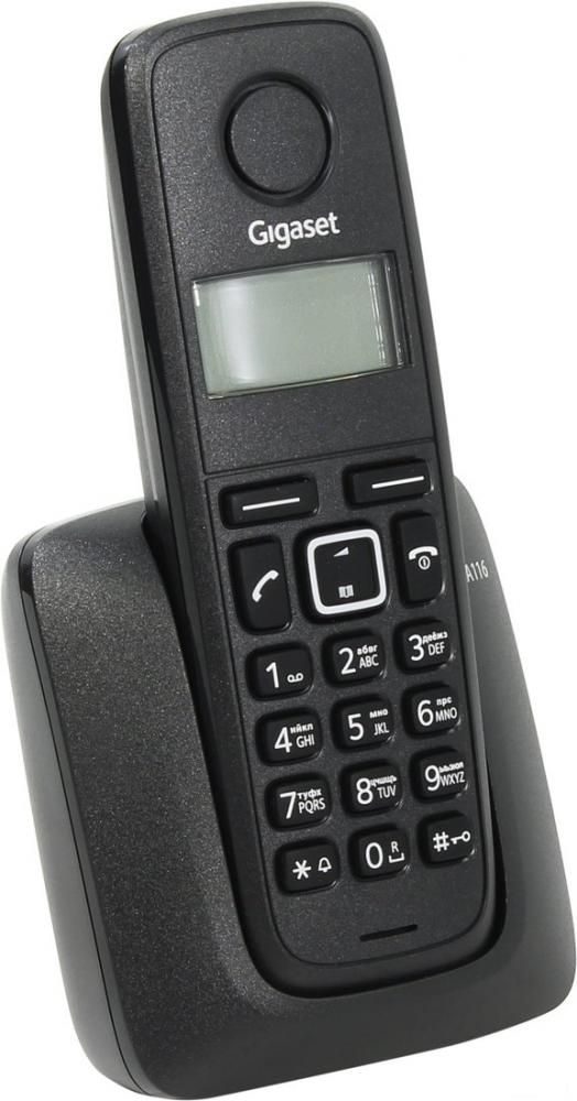 Радиотелефон Gigaset A116 (черный)