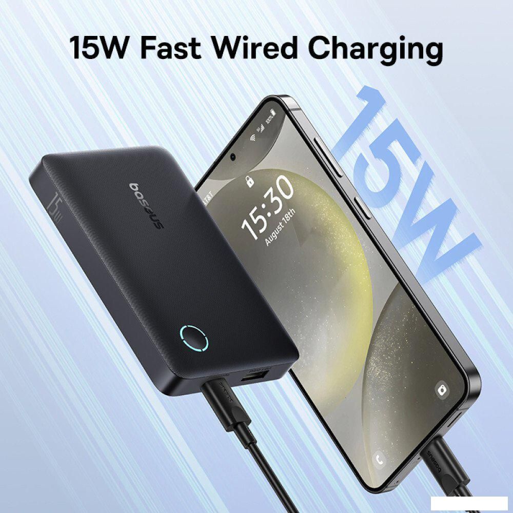 Внешний аккумулятор Baseus EnerFill FP11 10000mAh 15W (черный)