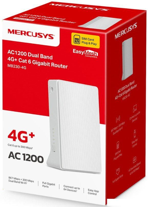 4G Wi-Fi роутер Mercusys MB230-4G