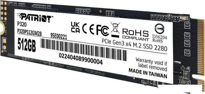SSD Patriot P320 512GB P320P512GM28