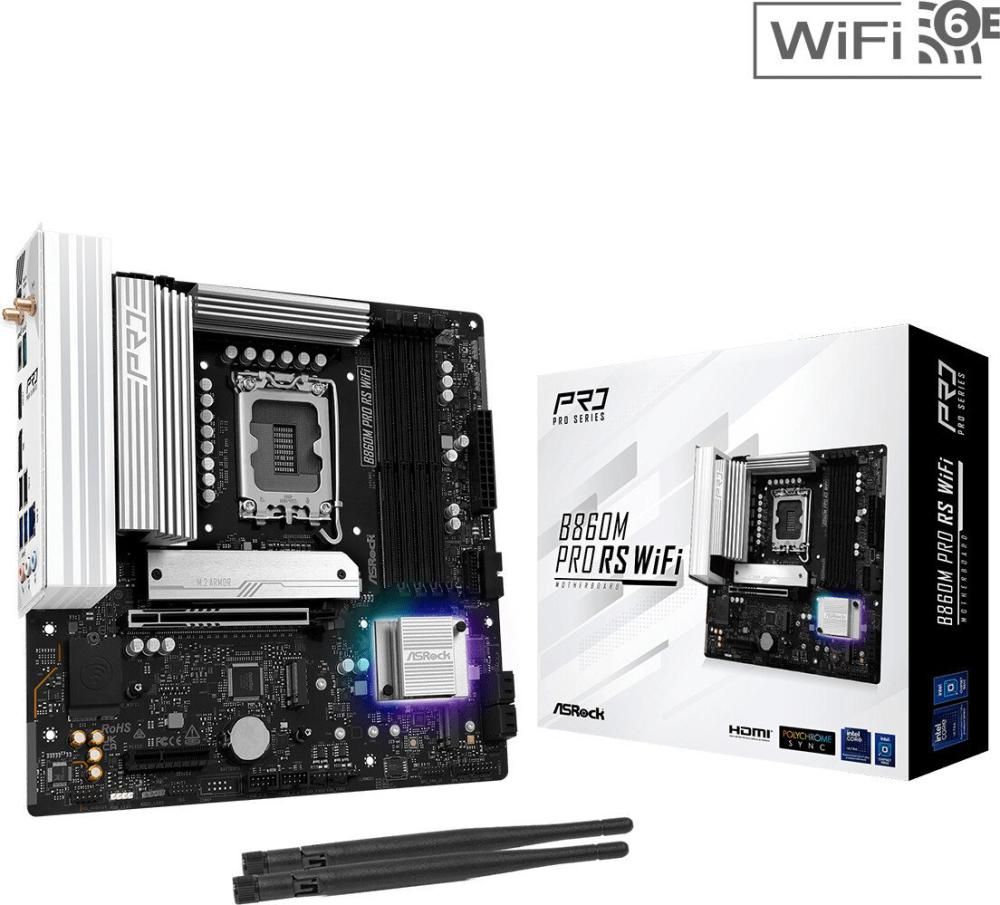 Материнская плата ASRock B860M Pro RS WiFi