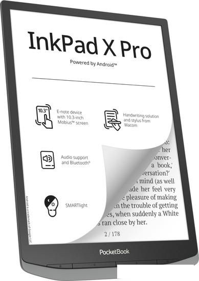 Электронная книга PocketBook InkPad X Pro Mist Grey