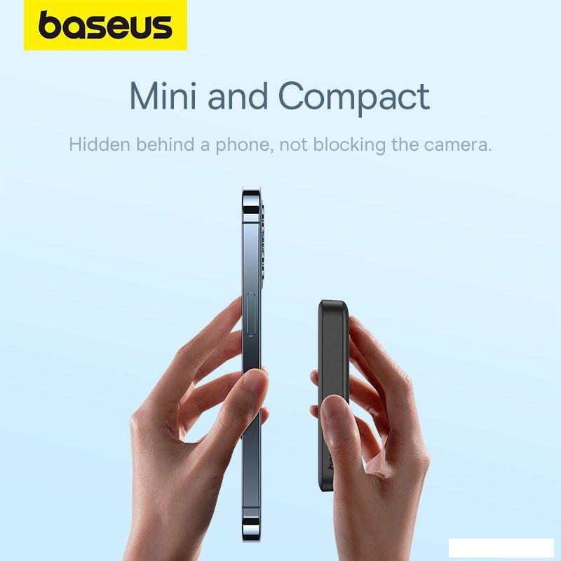 Внешний аккумулятор Baseus Magnetic Mini Air Wireless Fast Charge Power Bank 20W 10000mAh (черный)