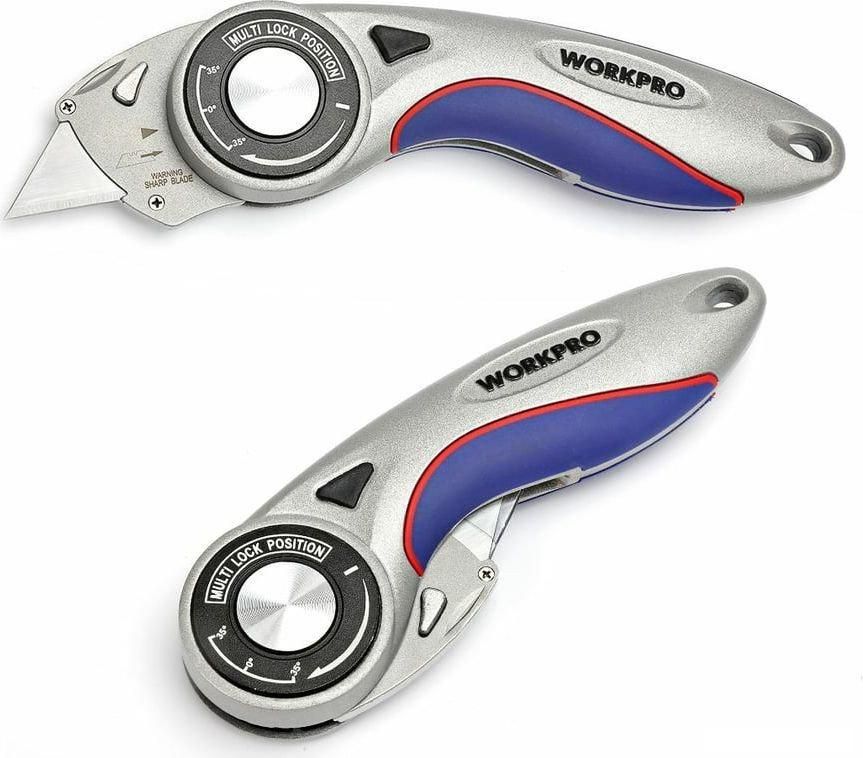 Нож строительный Workpro WP211013