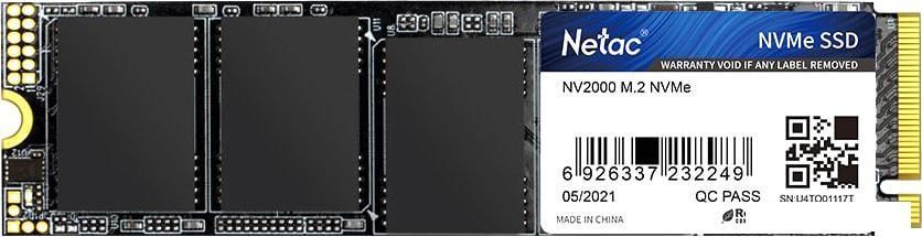 SSD Netac NV2000 256GB NT01NV2000-256-E4X