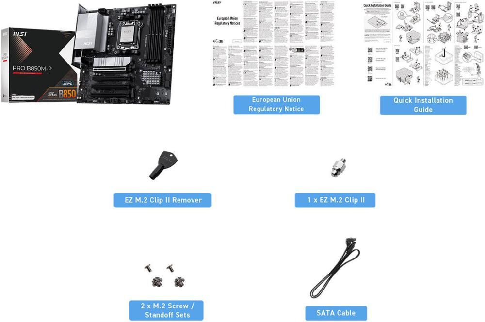 Материнская плата MSI Pro B850M-P