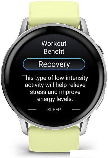 Умные часы Garmin Venu 4 45 мм (серебристый/желтый)