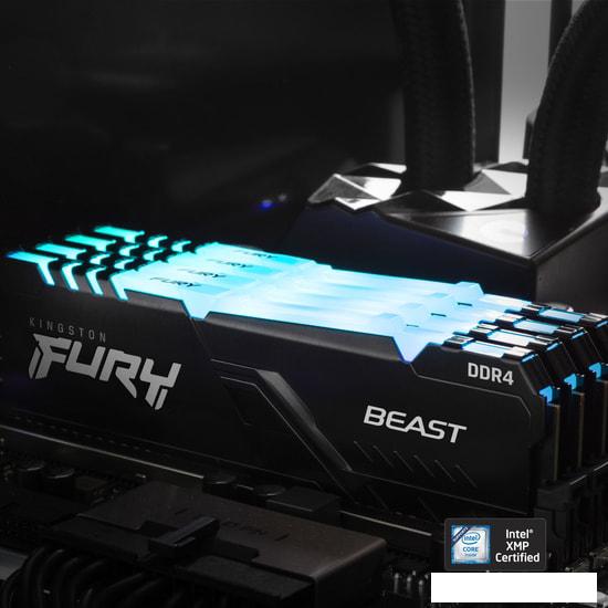 Оперативная память Kingston FURY Beast RGB 32ГБ DDR4 3600 МГц KF436C18BB2A/32