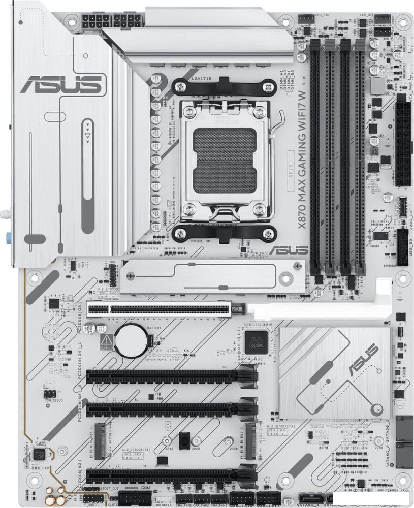 Материнская плата ASUS X870 MAX Gaming WiFi7 W