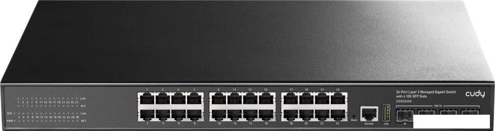 Управляемый коммутатор 3-го уровня Cudy GS5024S4 1.0