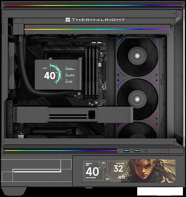 Комплект вентиляторов для корпуса Thermalright TL-UB36 (черный)