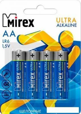 Батарейка Mirex Ultra Alkaline AA 4 шт LR6-E4