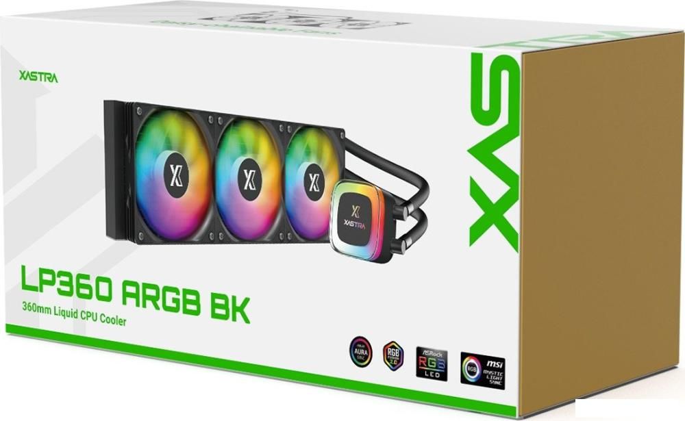 Система жидкостного охлаждения для процессора XASTRA LP360 ARGB BK