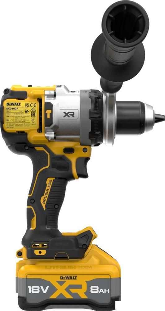 Ударная дрель-шуруповерт DeWalt DCD1007WW1T (с 1-им АКБ, кейс)