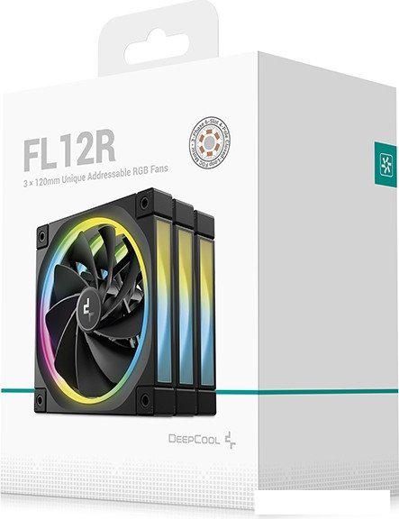 Комплект вентиляторов для корпуса DeepCool FL12R WH-3 IN 1 R-FL12R-WHAPN3-G