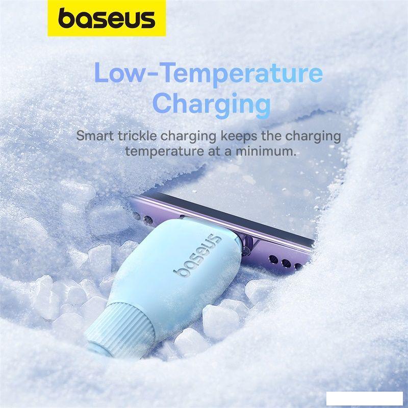 Кабель Baseus Pudding Series USB Type-C - Lightning (2 м, голубой)