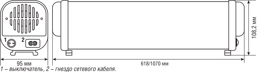 Рециркуляторы, бактерицидные светильники Navigator NUR-01-215-G13-WH (30 м3/ч)