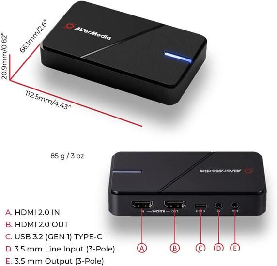 Устройство видеозахвата AverMedia Live Gamer Extreme 3 GC551G2