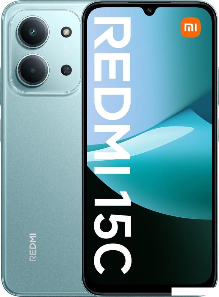 Телефон Xiaomi Redmi 15C 4G 4GB/256GB международная версия (зеленый)