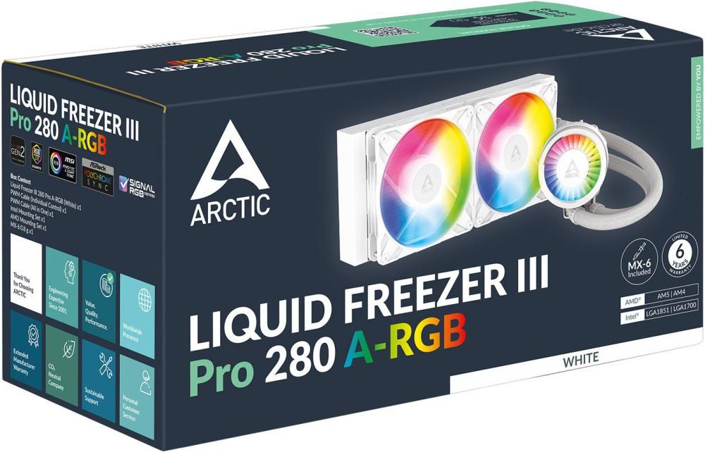 Система жидкостного охлаждения для процессора Arctic Liquid Freezer III Pro 280 A-RGB ACFRE00187A