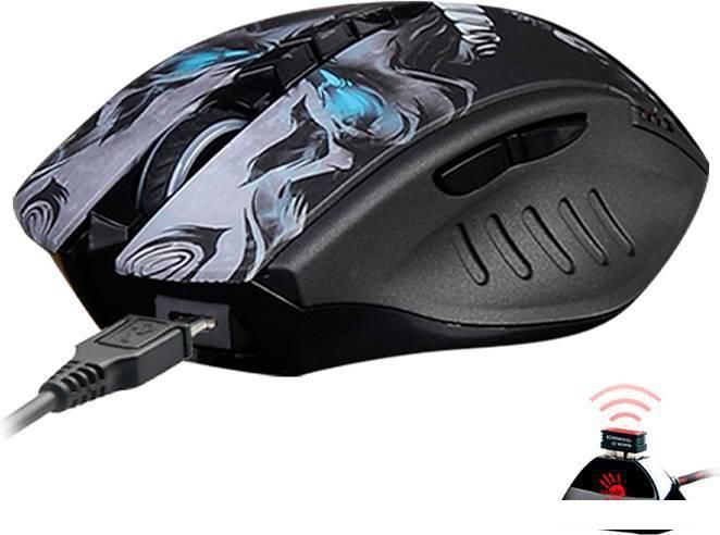 Игровая мышь A4Tech Bloody R80 Plus (Skull)