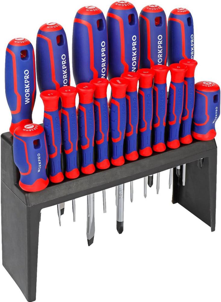 Набор отверток Workpro WP200506 (18 предметов)