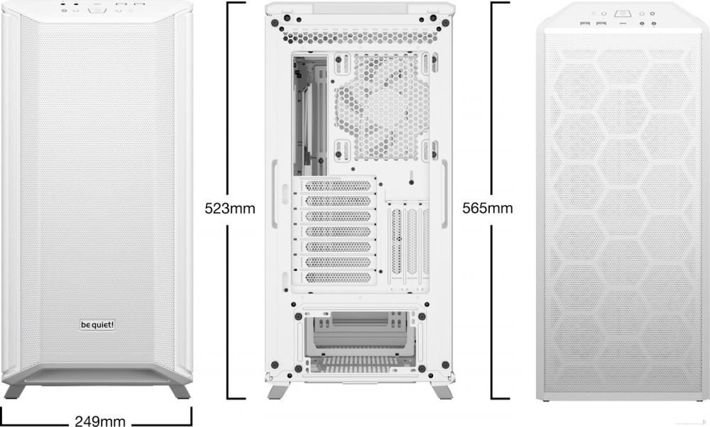 Корпус be quiet! Dark Base 701 White BGW59