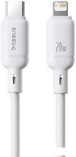 Кабель Baseus Silky Series Fast Charging Cable USB Type-C - Lightning (2 м, белый)