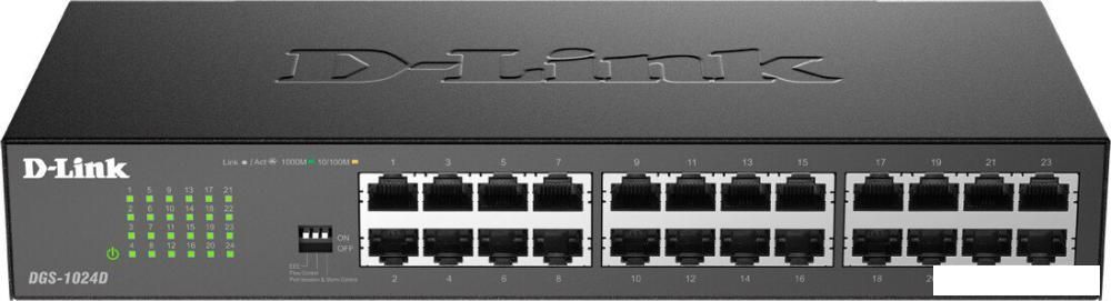 Неуправляемый коммутатор D-Link DGS-1024D/J1A