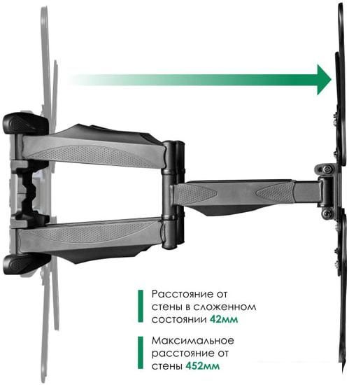 Кронштейн для телевизора Onkron M5 (черный)