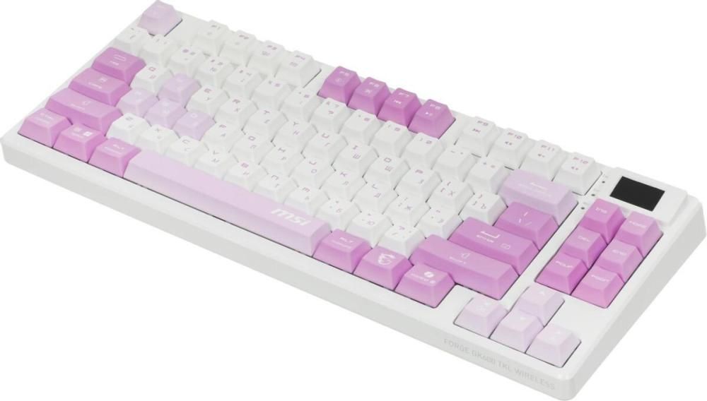 Клавиатура MSI Forge GK600 TKL Wireless Violet