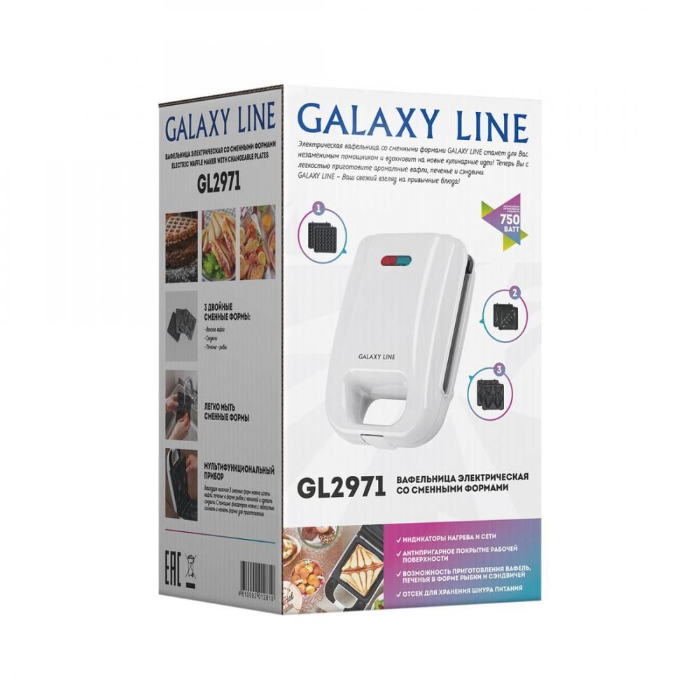 Вафельница Galaxy Line GL2971
