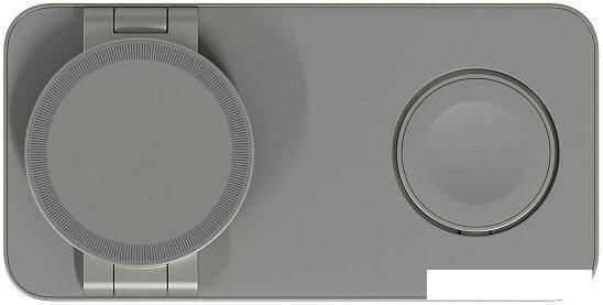 Беспроводное зарядное Magssory Yoga 3 в 1 Charging Station для Apple Qi2 WCH016t (титан)