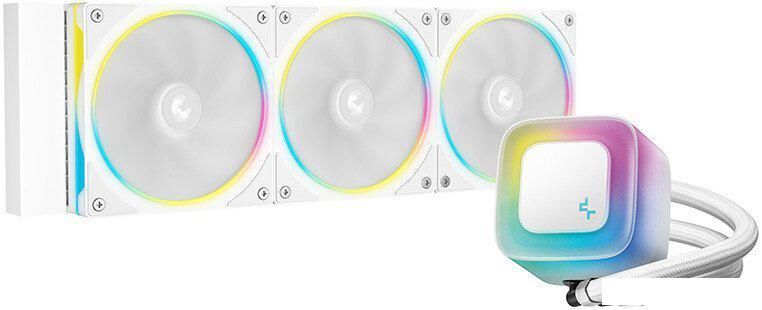 Система жидкостного охлаждения для процессора DeepCool LE360 PRO WH R-LE360PRO-WHAMMC-G-1