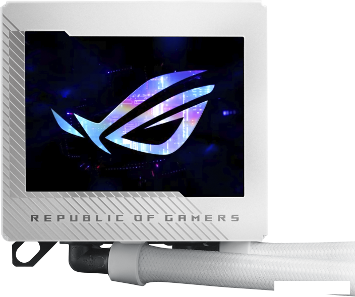 Жидкостное охлаждение для процессора ASUS ROG Ryujin III 240 ARGB White Edition