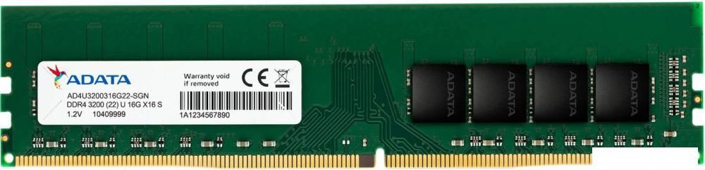 Оперативная память ADATA 32GB DDR4 PC4-25600 AD4U320032G22-SGN
