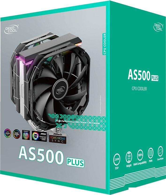 Кулер для процессора DeepCool AS500 Plus R-AS500-BKNLMP-G